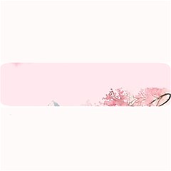 Pink Chinese Style Cherry Blossom Large Bar Mat by Cendanart