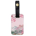 Pink Chinese Style Cherry Blossom Luggage Tag (one side) Front