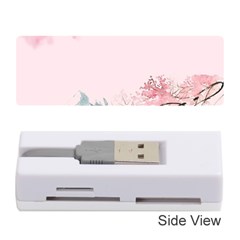 Pink Chinese Style Cherry Blossom Memory Card Reader (stick) by Cendanart