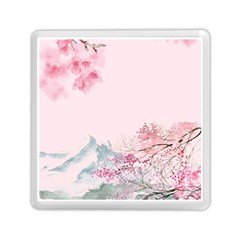 Pink Chinese Style Cherry Blossom Memory Card Reader (square) by Cendanart