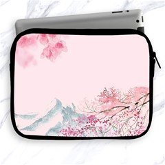 Pink Chinese Style Cherry Blossom Apple Ipad 2/3/4 Zipper Cases by Cendanart