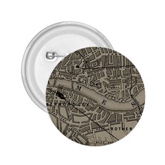 Vintage London Map 2 25  Buttons by Cendanart