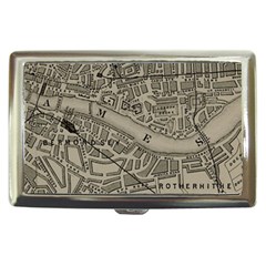 Vintage London Map Cigarette Money Case