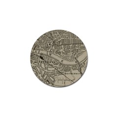 Vintage London Map Golf Ball Marker