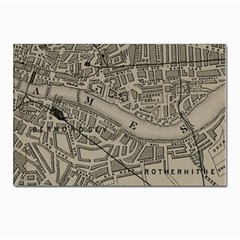 Vintage London Map Postcards 5  x 7  (Pkg of 10)