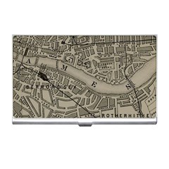 Vintage London Map Business Card Holder