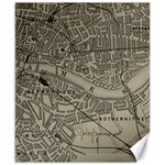 Vintage London Map Canvas 8  x 10  8.15 x9.66  Canvas - 1