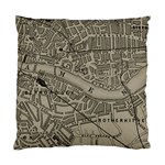 Vintage London Map Standard Cushion Case (Two Sides) Front