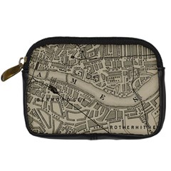 Vintage London Map Digital Camera Leather Case