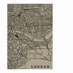 Vintage London Map Small Garden Flag (Two Sides)