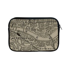 Vintage London Map Apple Ipad Mini Zipper Cases by Cendanart