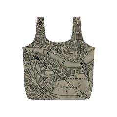 Vintage London Map Full Print Recycle Bag (S)