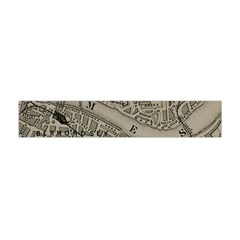 Vintage London Map Premium Plush Fleece Scarf (Mini)