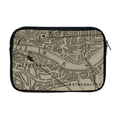 Vintage London Map Apple MacBook Pro 17  Zipper Case