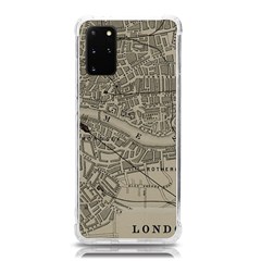 Vintage London Map Samsung Galaxy S20Plus 6.7 Inch TPU UV Case