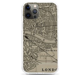 Vintage London Map iPhone 12 Pro max TPU UV Print Case