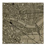 Vintage London Map Banner and Sign 4  x 4  Front