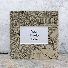 Vintage London Map White Box Photo Frame 4  x 6 