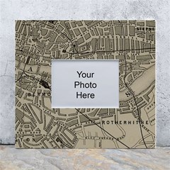 Vintage London Map White Wall Photo Frame 5  X 7  by Cendanart