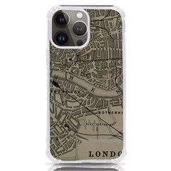 Vintage London Map iPhone 13 Pro Max TPU UV Print Case