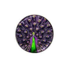 Peacock Bird Color Hat Clip Ball Marker (4 Pack) by Cendanart