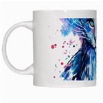 Cat White Mug Left