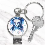 Cat Nail Clippers Key Chain Front