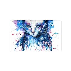 Cat Sticker Rectangular (100 Pack)