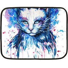 Cat Fleece Blanket (mini) by saad11