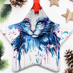 Cat Ornament (star)