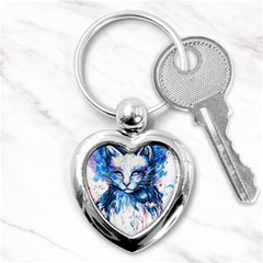 Cat Key Chain (heart)