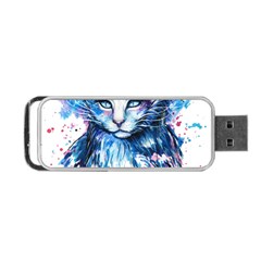 Cat Portable Usb Flash (two Sides)