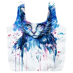 Cat Full Print Recycle Bag (xxl) by saad11