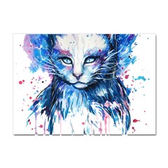 Cat Crystal Sticker (a4) by saad11