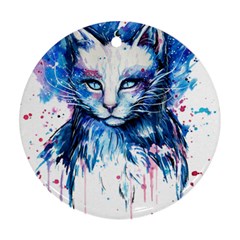 Cat Ornament (round)