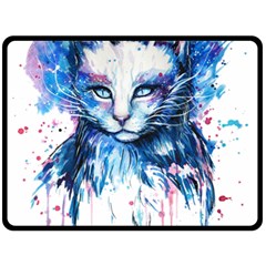 Cat Fleece Blanket (large)