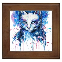 Cat Framed Tile by saad11