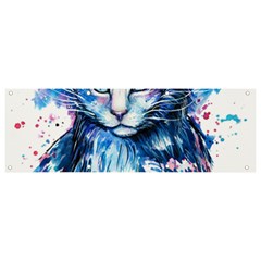 Cat Banner And Sign 9  X 3 