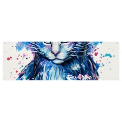 Cat Banner And Sign 12  X 4 