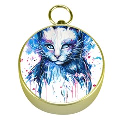 Cat Gold Compasses