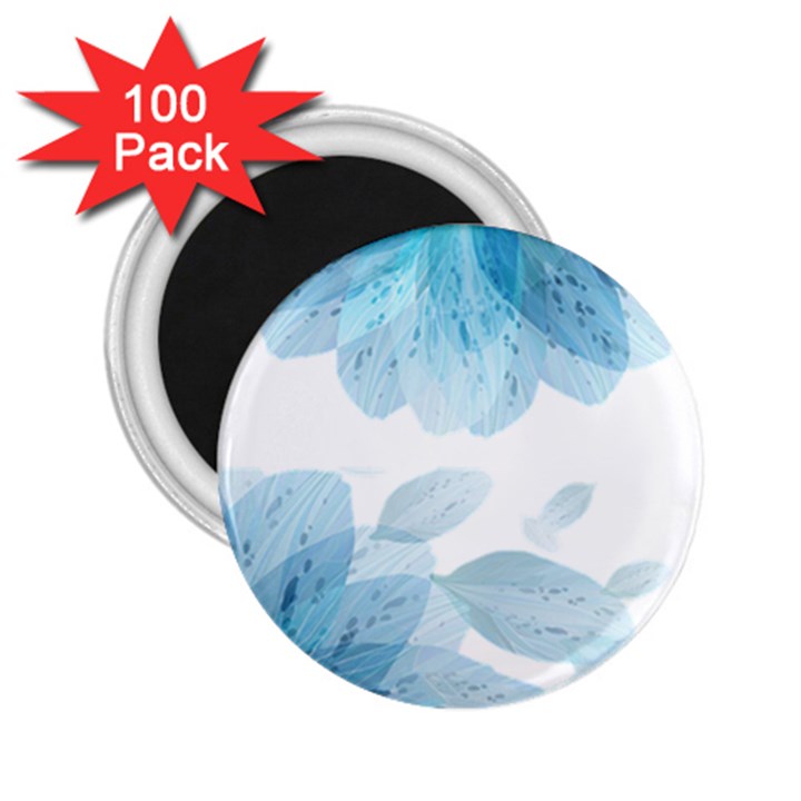 Blue-flower 2.25  Magnets (100 pack) 