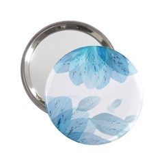 Blue-flower 2 25  Handbag Mirrors by saad11