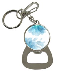 Blue-flower Bottle Opener Key Chain