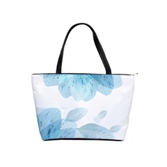 Blue-flower Classic Shoulder Handbag by saad11