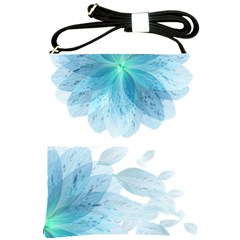 Blue-flower Shoulder Sling Bag by saad11