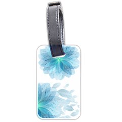 Blue-flower Luggage Tag (two Sides) by saad11