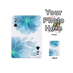 Blue-flower Playing Cards 54 Designs (mini) by saad11