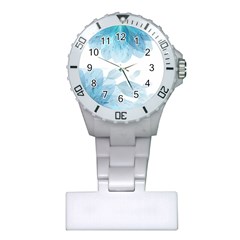 Blue-flower Plastic Nurses Watch by saad11