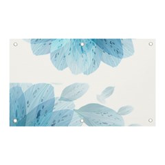 Blue-flower Banner And Sign 5  X 3  by saad11