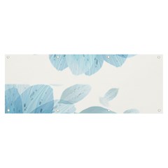 Blue-flower Banner And Sign 8  X 3  by saad11